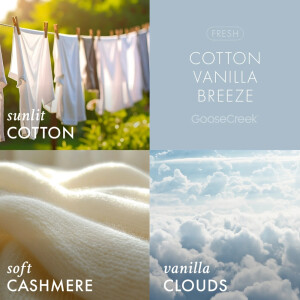 Cotton Vanilla Breeze 3-Wick-Candle 411g
