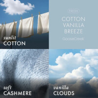 Cotton Vanilla Breeze 3-Wick-Candle 411g