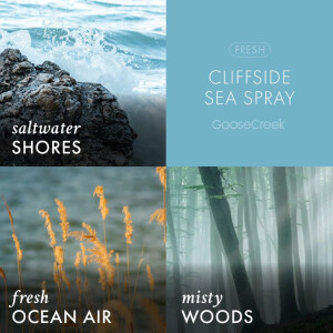 Cliffside Sea Spray 3-Docht-Kerze 411g