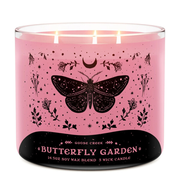 Butterfly Garden 3-Wick-Candle 411g