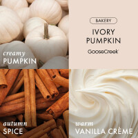 Ivory Pumpkin 1-Docht-Kerze 198g