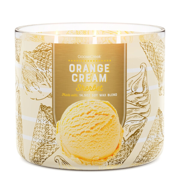 Orange Cream Sherbet 3-Wick-Candle 411g