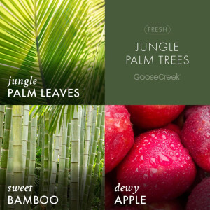 Jungle Palm Trees 3-Wick-Candle 411g