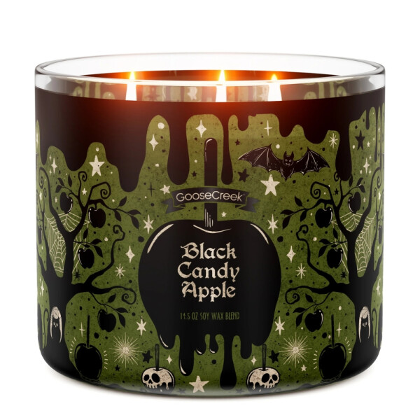 Black Candy Apple 3-Docht-Kerze 411g