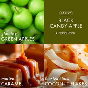 Black Candy Apple 3-Docht-Kerze 411g