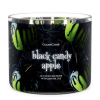 Black Candy Apple 3-Wick-Candle 411g Halloween Collection