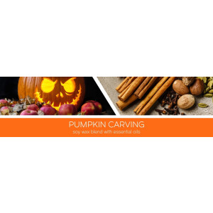 Pumpkin Carving 3-Docht-Kerze 411g
