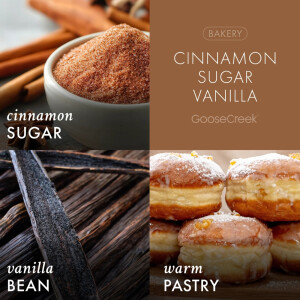 Cinnamon Sugar Vanilla 3-Docht-Kerze 411g