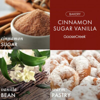 Cinnamon Sugar Vanilla 3-Wick-Candle 411g