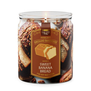 Sweet Banana Bread 1-Docht-Kerze 198g
