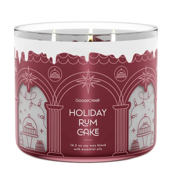 Holiday Rum Cake 3-Wick-Candle 411g