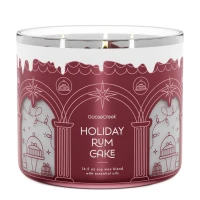 Holiday Rum Cake 3-Wick-Candle 411g
