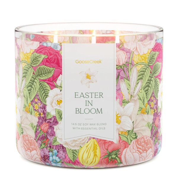 Easter in Bloom 3-Docht-Kerze 411g