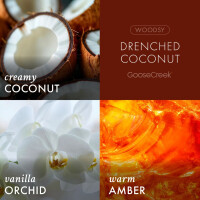 Drenched Coconut 3-Docht-Kerze 411g