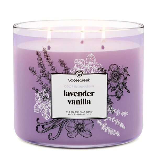 Lavender Vanilla 3-Wick-Candle 411g