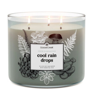 Cool Rain Drops 3-Docht-Kerze 411g