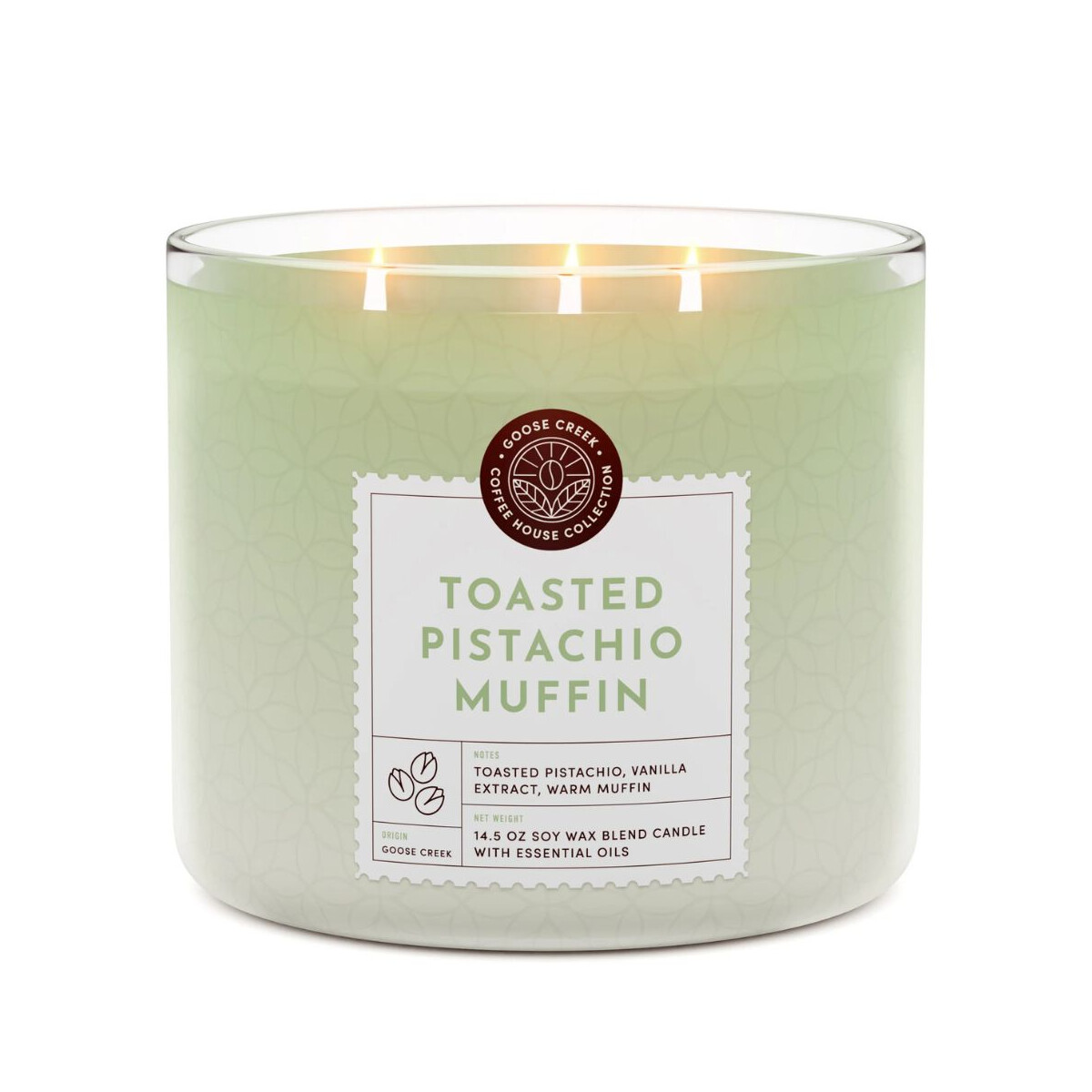 Toasted Pistachio Muffin 3-Wick-Candle 411g, 25,95 €