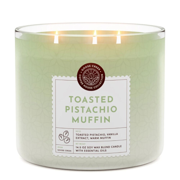 Toasted Pistachio Muffin 3-Wick-Candle 411g