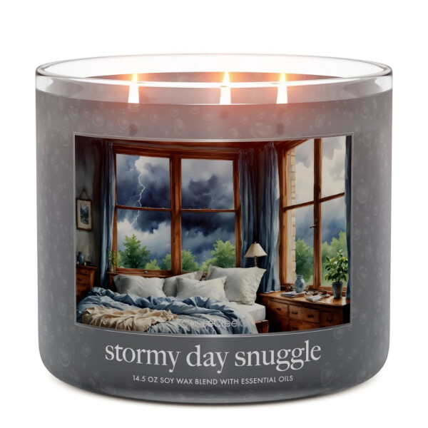 Stormy Day Snuggle 3-Docht-Kerze 411g