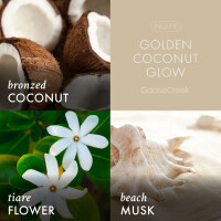 Golden Coconut Glow 3-Wick-Candle 411g