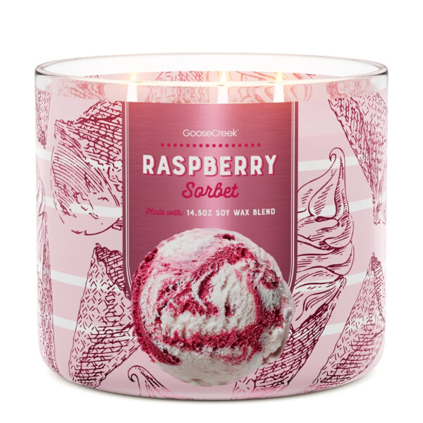 Raspberry Sorbet 3-Wick-Candle 411g