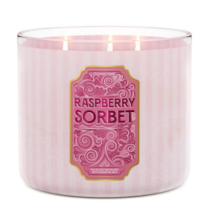 Raspberry Sorbet 3-Wick-Candle 411g