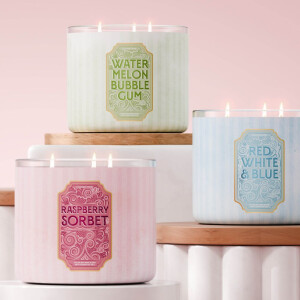 Raspberry Sorbet 3-Wick-Candle 411g