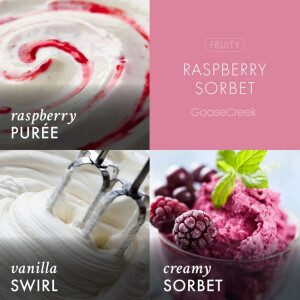 Raspberry Sorbet 3-Wick-Candle 411g