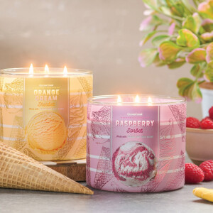 Raspberry Sorbet 3-Wick-Candle 411g