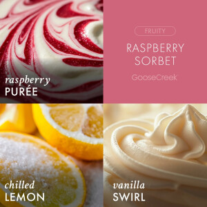 Raspberry Sorbet 3-Wick-Candle 411g