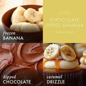 Chocolate Dipped Banana 3-Wick-Candle 411g