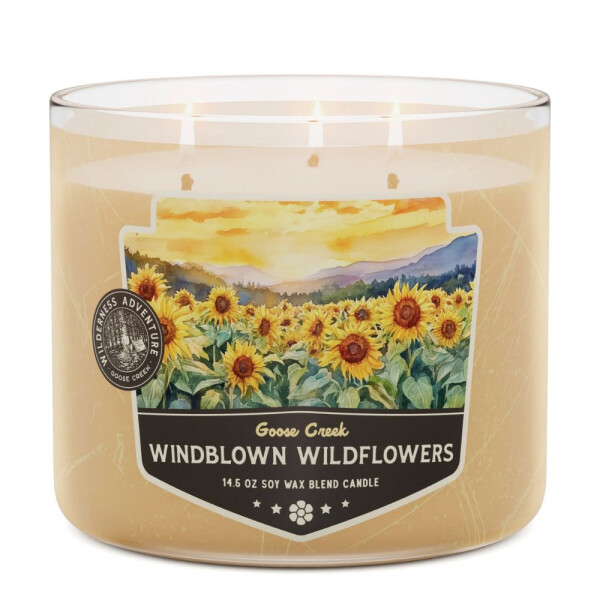 Windblown Wildflowers 3-Wick-Candle 411g