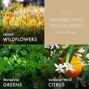 Windblown Wildflowers 3-Wick-Candle 411g