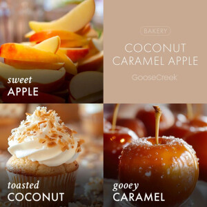 Coconut Caramel Apple 3-Docht-Kerze 411g