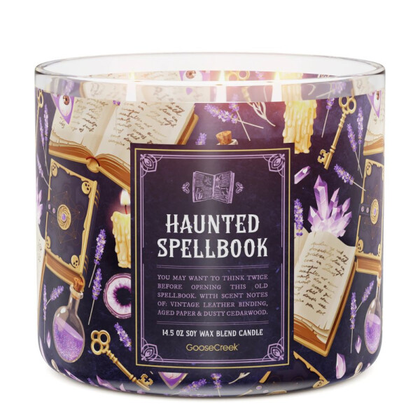 Haunted Spellbook 3-Docht-Kerze 411g