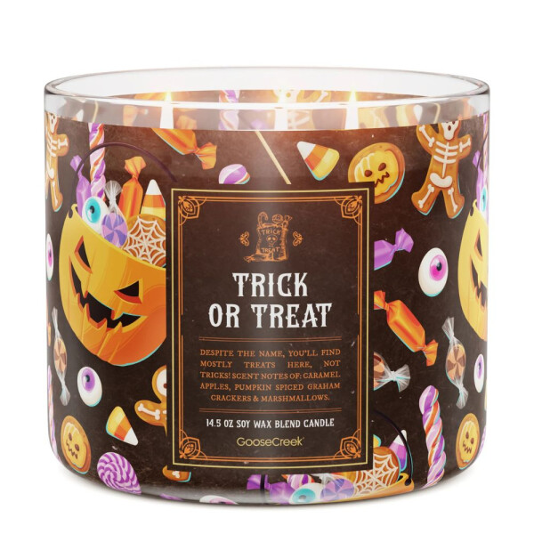 Trick Or Treat 3-Docht-Kerze 411g