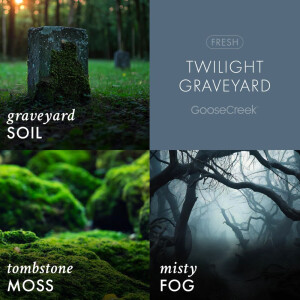 Twilight Graveyard 3-Docht-Kerze 411g
