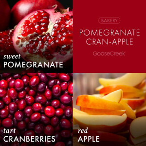 Pomegranate Cran-Apple 3-Docht-Kerze 411g