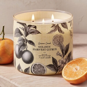 Golden Harvest Citrus 3-Wick-Candle 411g