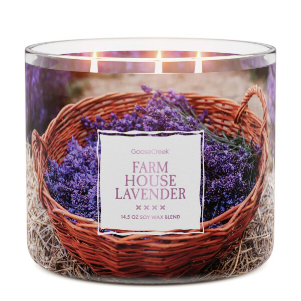 Farmhouse Lavender 3-Docht-Kerze 411g