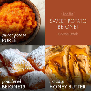 Sweet Potato Beignet 3-Wick-Candle 411g