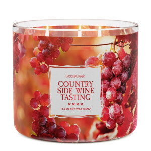 Countryside Wine Tasting 3-Docht-Kerze 411g