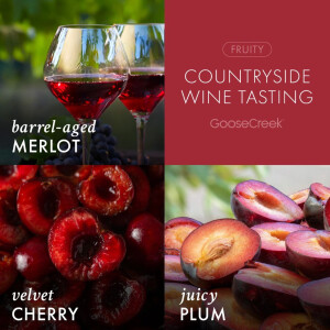 Countryside Wine Tasting 3-Wick-Candle 411g
