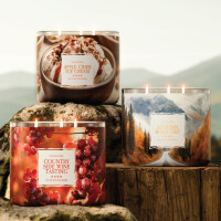 Countryside Wine Tasting 3-Wick-Candle 411g