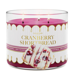Cranberry Shortbread 3-Wick-Candle 411g