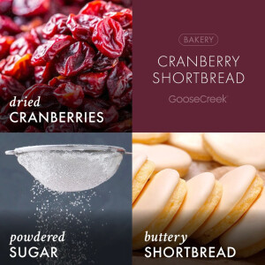 Cranberry Shortbread 3-Wick-Candle 411g