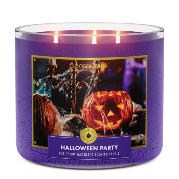 Halloween Party 3-Docht-Kerze 411g