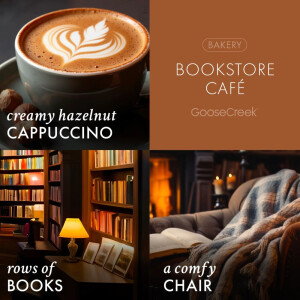Bookstore Café 3-Wick-Candle 411g