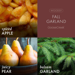 Fall Garland 3-Docht-Kerze 411g