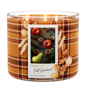 Fall Garland 3-Docht-Kerze 411g